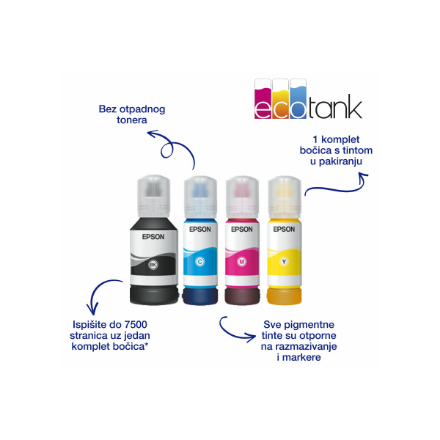 Epson | Multifunctional Printer | EcoTank L6550 | Inkjet | Colour | Inkjet Multifunctional Printer | A4 | Wi-Fi | Black