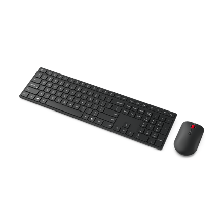 Lenovo Multi-Mode Pro Combo Keyboard and Mouse 6000-Lithuanian | Keyboard and Mouse Set | Wireless | Mouse included | Bluetooth | Lithuanian | Eclipse Black