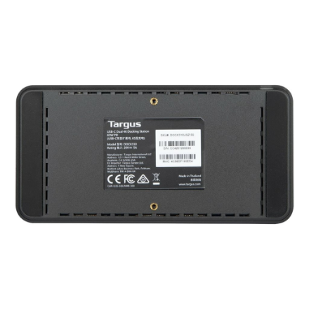 Targus | Universal DisplayLink USB-C Dual 4K HDMI Docking Station with 65 W Power Delivery | HDMI ports quantity 2 | Ethernet LAN