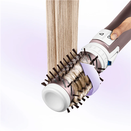 Rowenta | ACTIV PREMIUM CARE Hair Brush | CF9540 | Ceramic heating system | Ion conditioning | Barrel diameter 40 - 50 mm | Number of heating levels 2 | 1000 W | Styling comb | Metal cinnamon pink