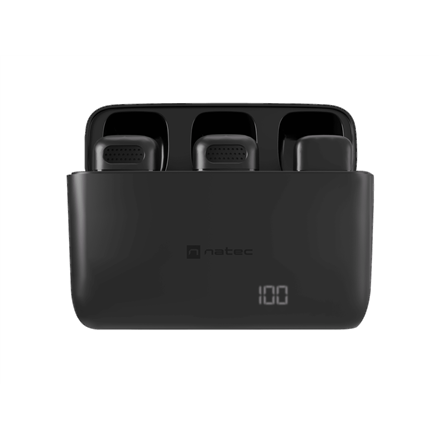 Natec | Hopper Lavier Mobile Microphone USB-C, 2 pcs | Black | Noise reduction