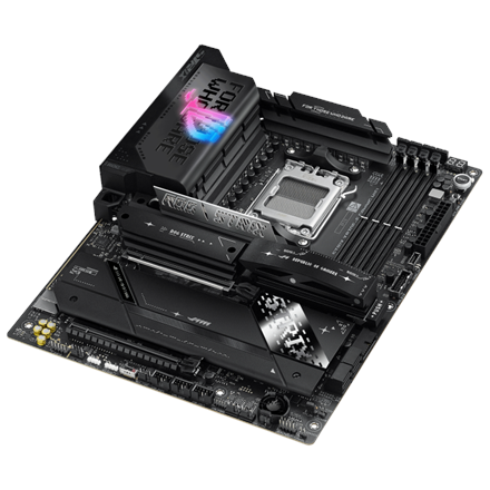 Asus ROG STRIX X870E-E GAMING WIFI | Processor family AMD | Processor socket AM5 | DDR5 | Supported hard disk drive interfaces SATA, M.2 | Number of SATA connectors 4