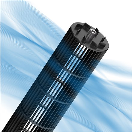 Duux Fan | Elevate | Tower Fan | White | Diameter 29 cm | Number of speeds 12 | Oscillation | 4-40 W