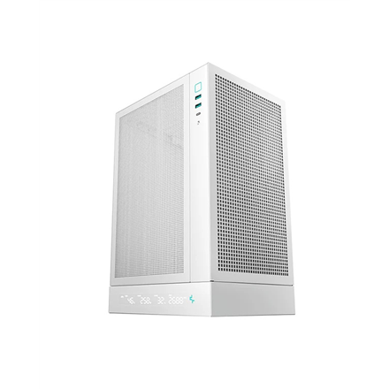 Deepcool PC Gaming Case | CH170 DIGITAL | White | Mini ITX | ATX PS2