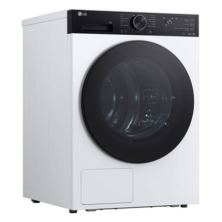 LG Dryer Machine | RHX5009TKB | Energy efficiency class Class B | Front loading | 9 kg | Digital | Heat pump | Depth 66 cm | Wi-Fi | White