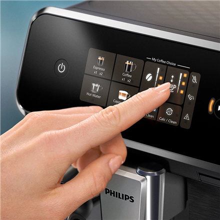 Philips | Espresso Coffee Maker | EP2334/10 | Pump pressure 15 bar | Built-in milk frother | Fully Automatic | 1500 W | Black