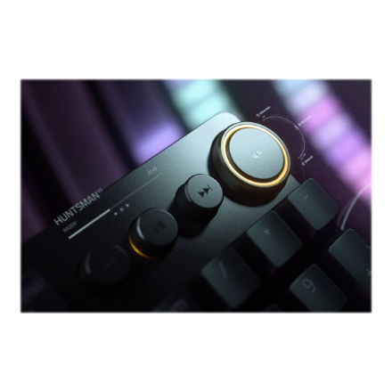 Razer | Huntsman V2 Optical Gaming Keyboard | Gaming keyboard | Wired | RGB LED light | NORD | Clicky Purple Switch | Black