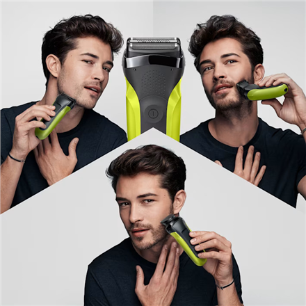 Braun | Shaver | 300BT | Operating time (max) 30 min | NiMH | Green