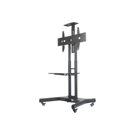 Neomounts Floor stand | NM-M1700BLACK TV trolley | Adjustable Height | 32-75 " | Maximum weight (capacity) 50 kg | Black