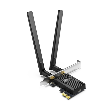 TP-LINK AX900 Wi-Fi 6 Bluetooth PCIe Adapter | Archer TX10E | 802.11ax | MU-MiMO Yes | no PoE | Antenna type Two High Gain Dual-Band Antennas