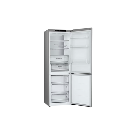 LG Refrigerator | GBV5140DPY | Energy efficiency class D | Free standing | Combi | Height 186 cm | No Frost system | Fridge net capacity 234 L | Freezer net capacity 110 L | Display | 35 dB | Silver