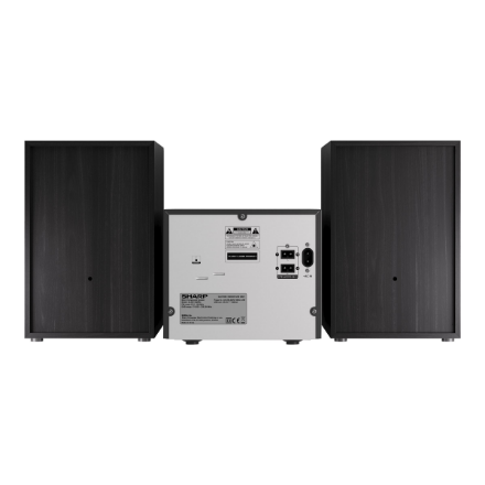 Sharp XL-B517D(BK) Hi-Fi Micro System, CD/FM/USB/Bluetooth v5.0, Aux-in, 45W, Black | Sharp | Hi-Fi Micro System | XL-B517D(BK) | Black | USB port | AUX in | Bluetooth | CD player | FM radio | Wireless connection