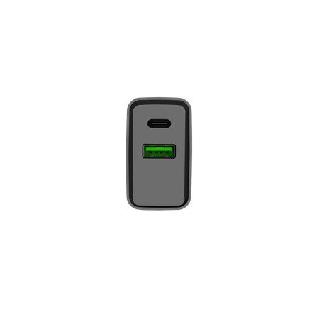 Natec Ribera USB Charger, 1xUSB-A, 1x USB-C, 20 W | NUC-2062