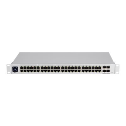 Ubiquiti | PRO 48 | 48-port, Layer 3 switch supporting 10G SFP+ connections with fanless cooling | Rack-mountable | L3