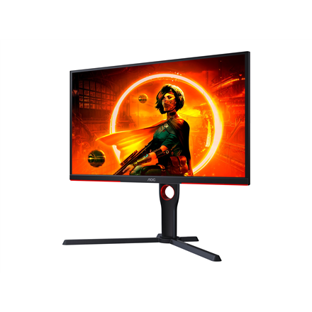 AOC | Monitor | 25G3ZM/BK | 24.5 " | VA | FHD | 16:9 | 240 Hz | 1 ms | 1920 x 1080 | 300 cd/m² | HDMI ports quantity 2 | Black/Red | Warranty 36 month(s)