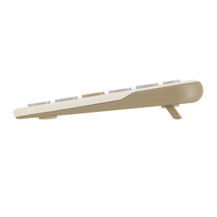 Asus Marshmallow KW100 | Keyboard | Wireless | US International | Oat Milk