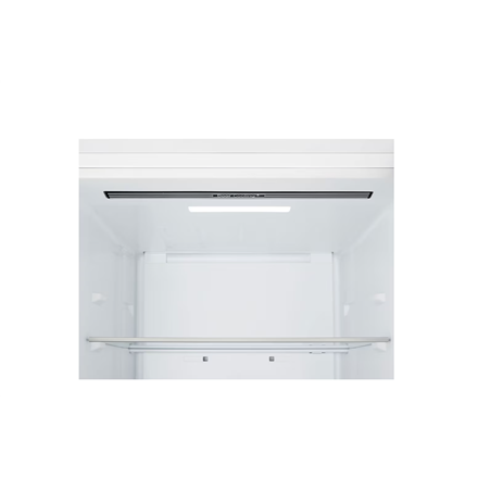 LG Refrigerator | GBBS322CSW | Energy efficiency class C | Free standing | Combi | Height 203 cm | Fridge net capacity 262 L | Freezer net capacity 113 L | Display | 34 dB | White