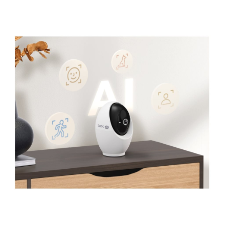 TP-LINK Pan/Tilt AI Home Security Wi-Fi Camera | Tapo C260 | Dome | 8 MP | 4.3mm/F1.6 | H.264 | Micro SD, Max. 512 GB