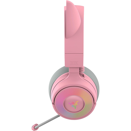 Razer | Headset | Kraken Kitty V3 Pro | Bluetooth | Over-Ear | Quartz