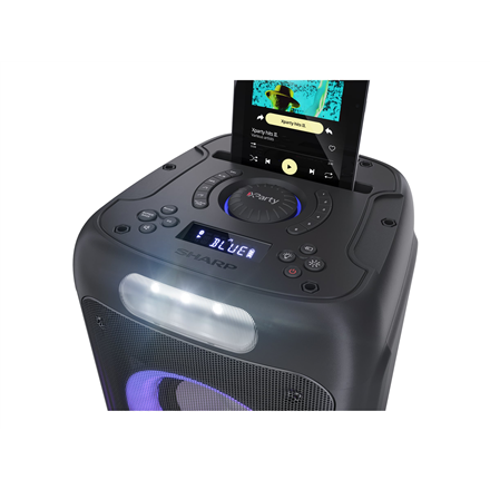 Sharp PS-949 Party Speaker with Built-in Battery | Sharp | Party Speaker | PS-949 XParty Street Beat | 132 W | Waterproof | Bluetooth | Black | Portable | Wireless connection