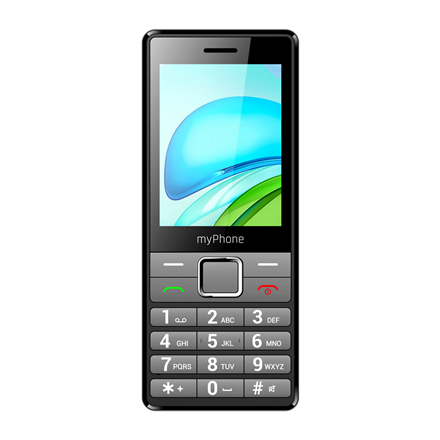 myPhone 7340 LTE | Silver | 2.8 " | IPS | 48 MB | 128 MB | Dual SIM | 3G | Main camera resolution 2 MP | 1400 mAh