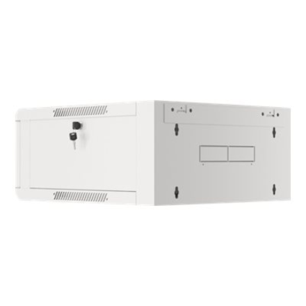 Lanberg | Rack cabinet 19" wall-mounted 4U 600 fast assembly (flat pack) | WFFA-5604-10S | Grey