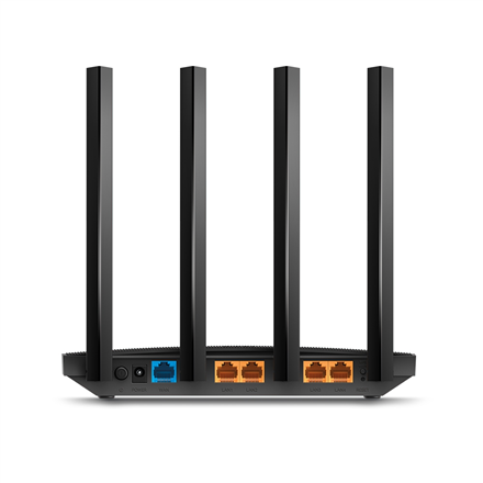 Router | Archer C6 | 802.11ac | 300+867 Mbit/s | 10/100/1000 Mbit/s | Ethernet LAN (RJ-45) ports 4 | Mesh Support No | MU-MiMO Yes | No mobile broadband | Antenna type 4xExternal | No