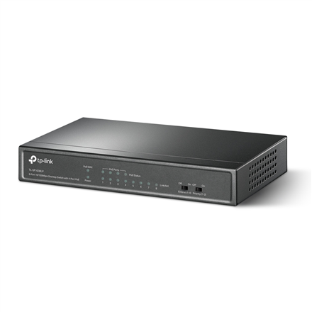 TP-LINK | Switch | TL-SF1008LP | Unmanaged | Desktop | 10/100 Mbps (RJ-45) ports quantity 8 | Power over Ethernet (PoE) ports quantity 4 | Power supply type External