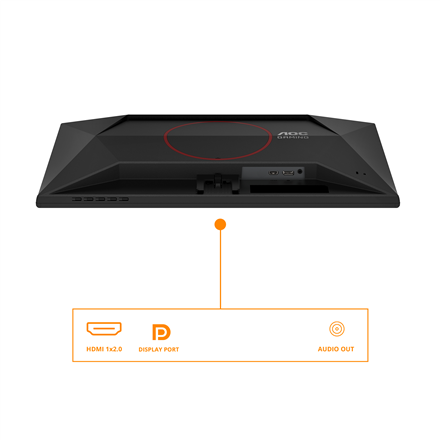 AOC | 25G42E | 25 " | IPS | FHD | 16:9 | 180 Hz | 1 ms | 1920 x 1080 pixels | 300 cd/m² | HDMI ports quantity 1 | Black