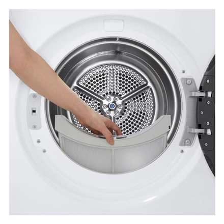 LG Dryer Machine | RHX5009TKB | Energy efficiency class Class B | Front loading | 9 kg | Digital | Heat pump | Depth 66 cm | Wi-Fi | White