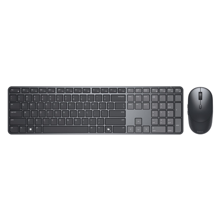 Dell Pro 7 Slim Keyboard and Mouse | KM726 | Keyboard and Mouse Set | Wireless | Mouse included | US International | Bluetooth | Black