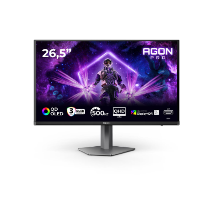 AOC | AG276QKD2 | 27 " | QD-OLED | QHD | 16:9 | 500 Hz | 0.03 ms | 2560 x 1440 pixels | 1000 cd/m² | HDMI ports quantity 2 | Black