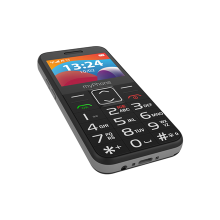 myPhone HALO | 3 LTE | Black | 2.4 " | IPS | 48 MB | 128 MB | Dual SIM | Nano SIM | 3G | Bluetooth | 2.1 | USB version Type-C | Built-in camera | Main camera resolution 0.3 MP | 1400 mAh