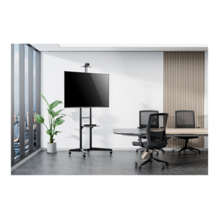 Neomounts Floor stand | FL50-550BL1 TV trolley | Adjustable Height, Tilt | 37-70 " | Maximum weight (capacity) 50 kg | Black