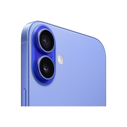 Apple | iPhone 16 Plus | Ultramarine | 6.7 " | Super Retina XDR | 2796 x 1290 pixels | A18 | Internal RAM 8 GB | 128 GB | Dual SIM | 4G | 5G | Main camera resolution 48+12 MP | Secondary camera resolution 12 MP | iOS | 18