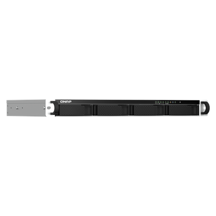 QNAP 1U Short Depth Rackmount 2.5GbE NAS | TS-464eU-8G | Intel Celeron | N5095 | 8 GB | DDR4