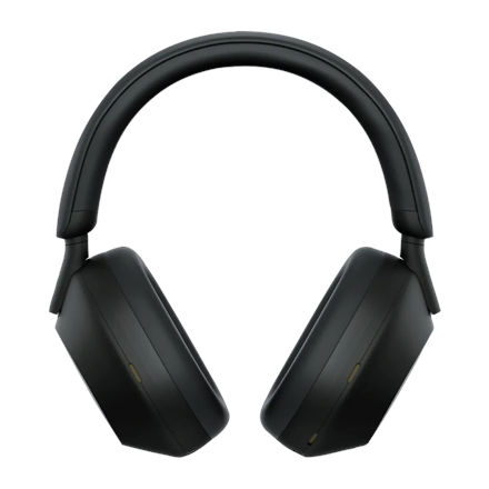 Sony Headphones | WH1000XM5SAB | Bluetooth | Over-Ear | Microphone | Black | Noise canceling | Wireless