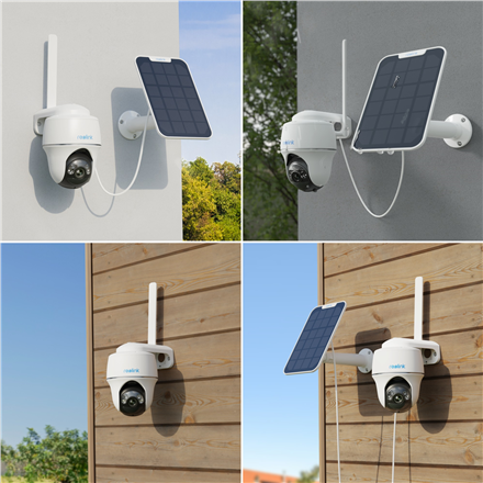 Reolink | 4G Security Camera with Smart Detection and Solar Panel, 3W | Go Series G430 | PT | 4 MP | Fixed lens | IP64 | H.265 | Micro SD, Max. 128 GB