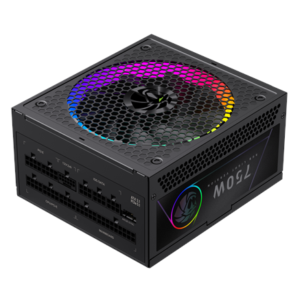 Gamemax PSU | RGB PRO 750G | 750 W | Gold | Full Modular
