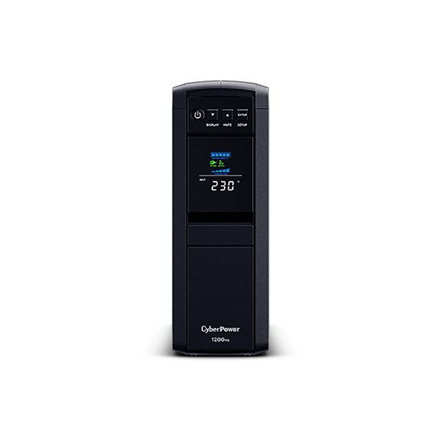 CyberPower | PFC Sinewave UPS Series | CP1350PFCLCD | 1350 VA | 880 W | 144 V | 88 V | NEMA 5-15P, 5 ft. cord
