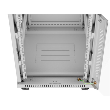 Lanberg | Rack cabinet 19" free-standing 15U/600x800 (flat pack) with glass door, LCD | FF01-6815-12SL | Grey