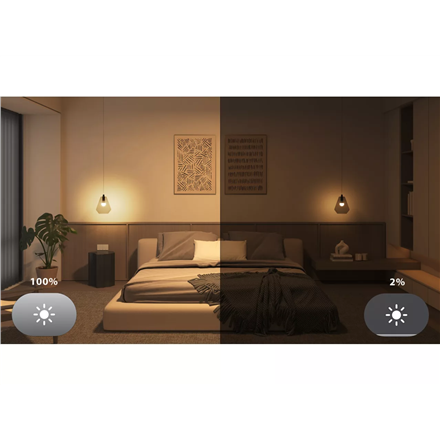 Philips Hue E WCA 806 A60 2kit SW EU | E27 | 8 W | 16 million colors, White and colored light