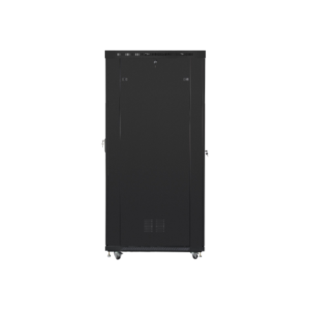 Lanberg | Rack cabinet 19" free-standing 42U/800x1200 (flat pack) with glass door, LCD | FF01-8242-12BL | Black