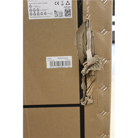 SALE OUT. Midea MDRE554FGD01D Refrigerator, D, Built-in, Combi, Height 195,3 cm, Fridge net 293L, Freezer net 105L, White | SALE OUT. Midea DAMAGED PACKAGING, DENT SIDE CORNER, BENT GRILLES ON THE BACK