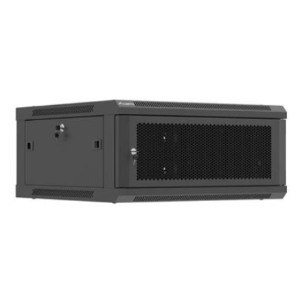 Lanberg Wall mounted installation cabinet 19" 4U 600X600 | WF01-6604-23B | Black