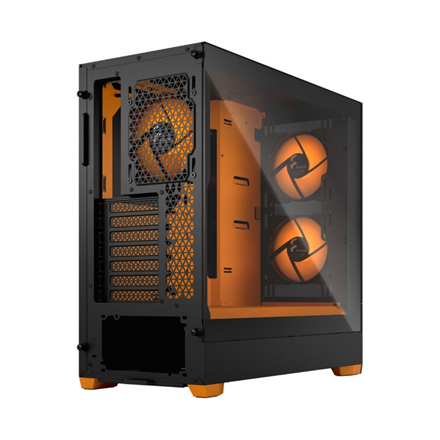 Fractal Design | Pop Air RGB | Side window | Orange Core TG Clear Tint | ATX, mATX, Mini ITX | ATX