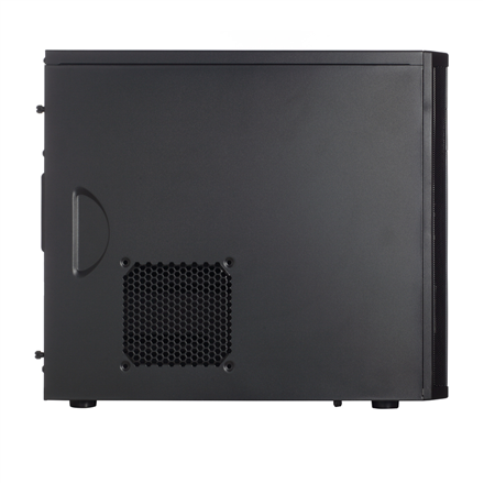 Fractal Design | CORE 1100 | Black | Micro ATX | ATX PSUs, up to 185mm if a typical-length optical drive is mounted
