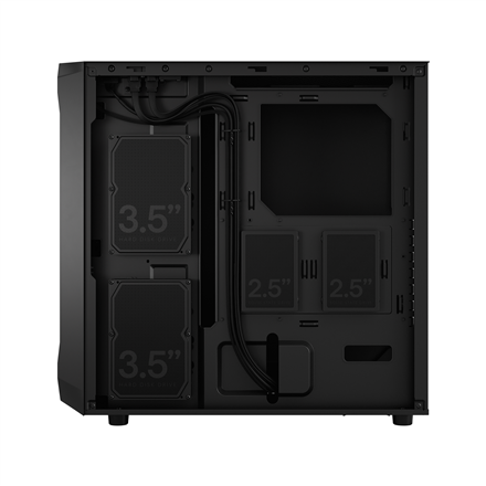 Fractal Design | Focus 2 | Side window | Black Solid | Midi Tower | ATX