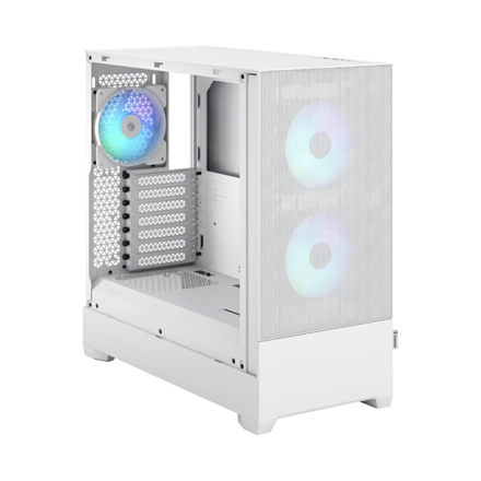 Fractal Design | Pop Air RGB | Side window | White TG Clear Tint | ATX, mATX, Mini ITX | ATX