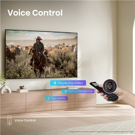 Hisense 65A6Q | 65 | Smart TV | VIDAA Smart OS | UHD | Black